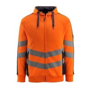 MASCOT® CORBY Kapuzensweatshirt, ORANGE/SCHWARZBLAU (50% BW/50% Polyester, 310 g/m²)