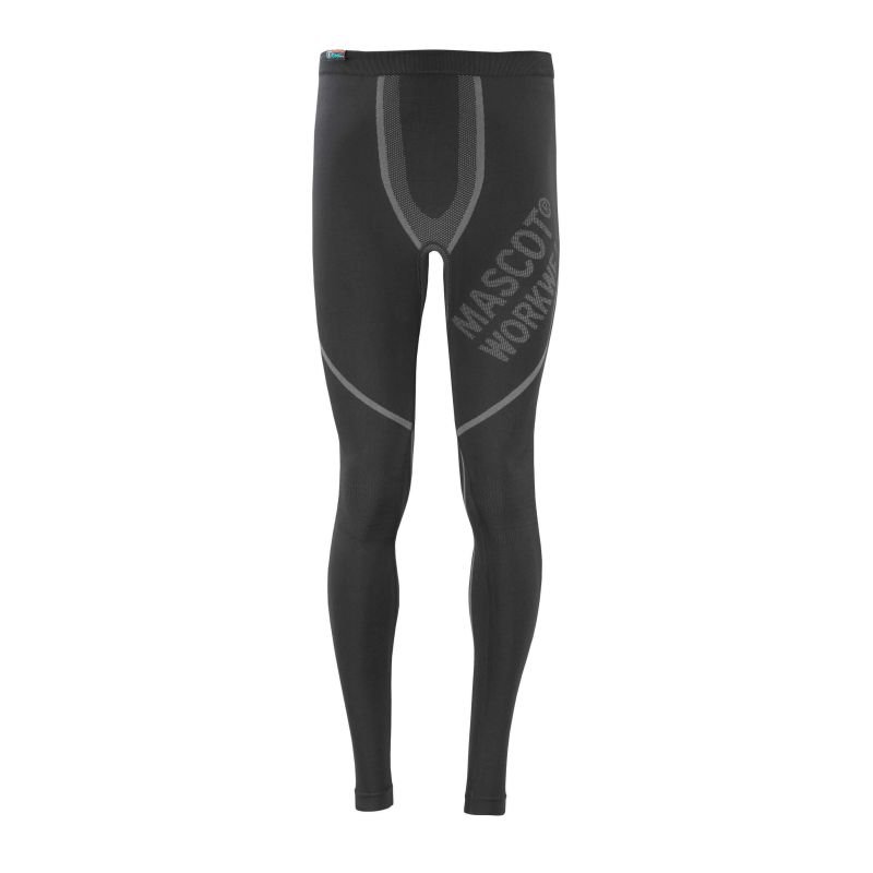 MASCOT® CROSSOVER MOSS, Funktionsunterhose (75% Polyester/17% Polyamid/8% Lycra), schwarz