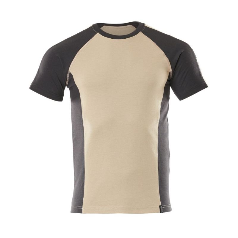 MASCOT® Potsdam T-shirt hellkhaki/schwarz
