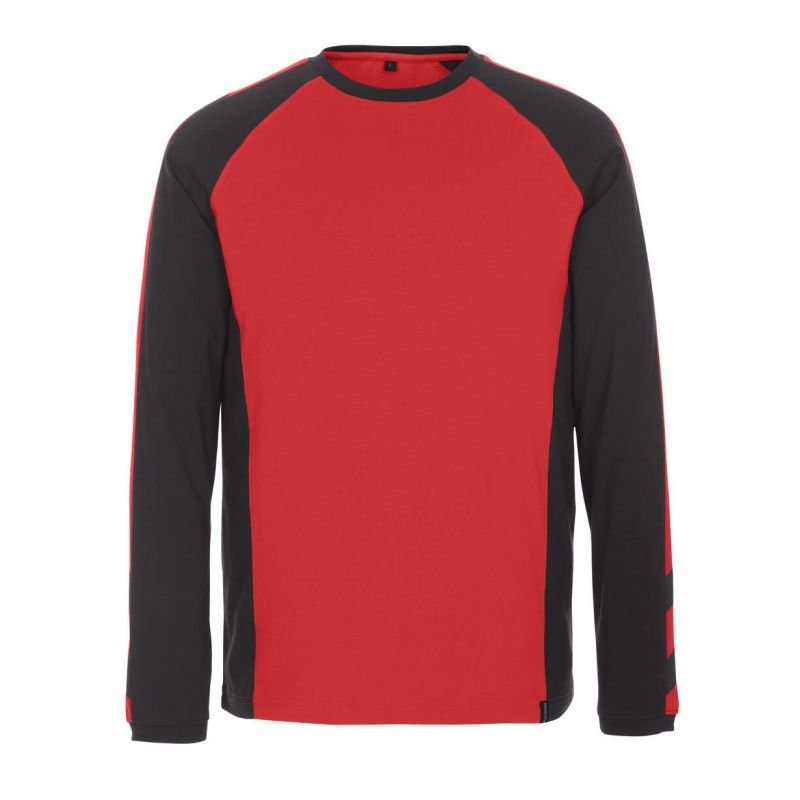 MASCOT® BIELEFELD T-Shirt, ROT/SCHWARZ (60% BW, 40% Polyester/ 195 g/m²)
