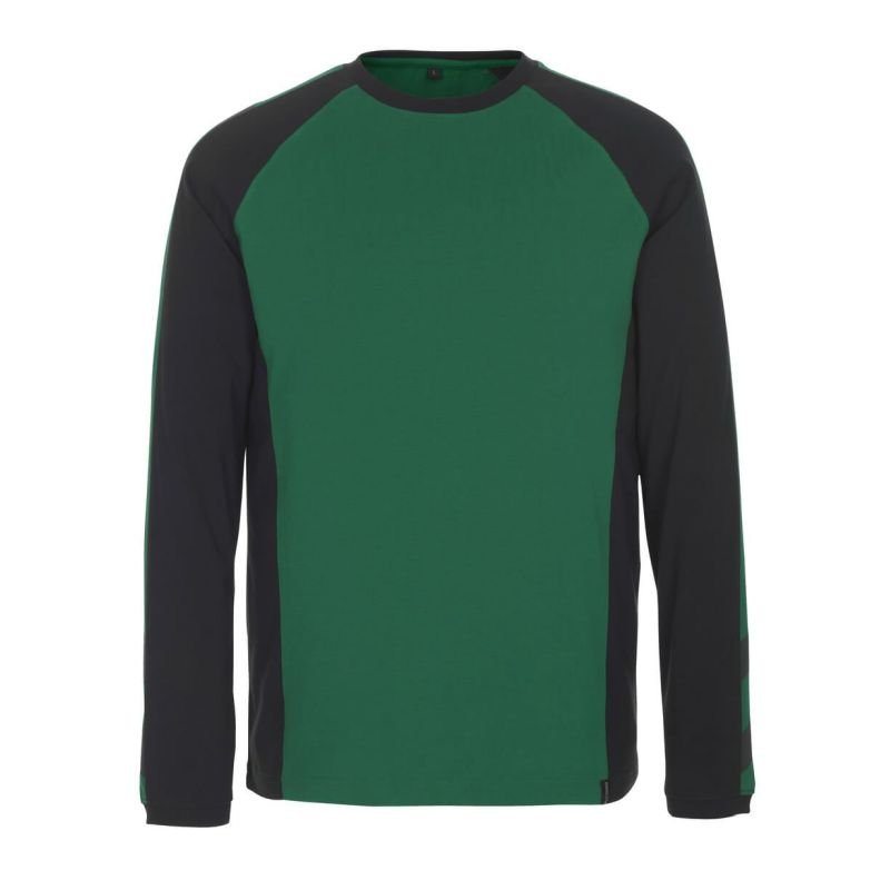 MASCOT® BIELEFELD T-Shirt, GRÜN/SCHWARZ (60% BW, 40% Polyester/ 195 g/m²)