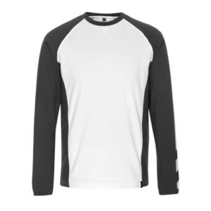 MASCOT® BIELEFELD T-Shirt, WEISS/DUNKELANTHRAZIT (60% BW, 40% Polyester/ 195 g/m²)