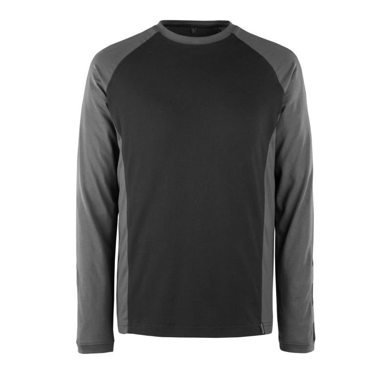 MASCOT® BIELEFELD T-Shirt, SCHWARZ/DUNKELANTHRAZIT (60% BW, 40% Polyester/ 195 g/m²)