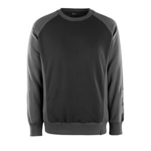 MASCOT® WITTEN Sweatshirt, SCHWARZ/DUNKELANTHRAZIT (60% BW/40% Polyester, 340 g/m²)