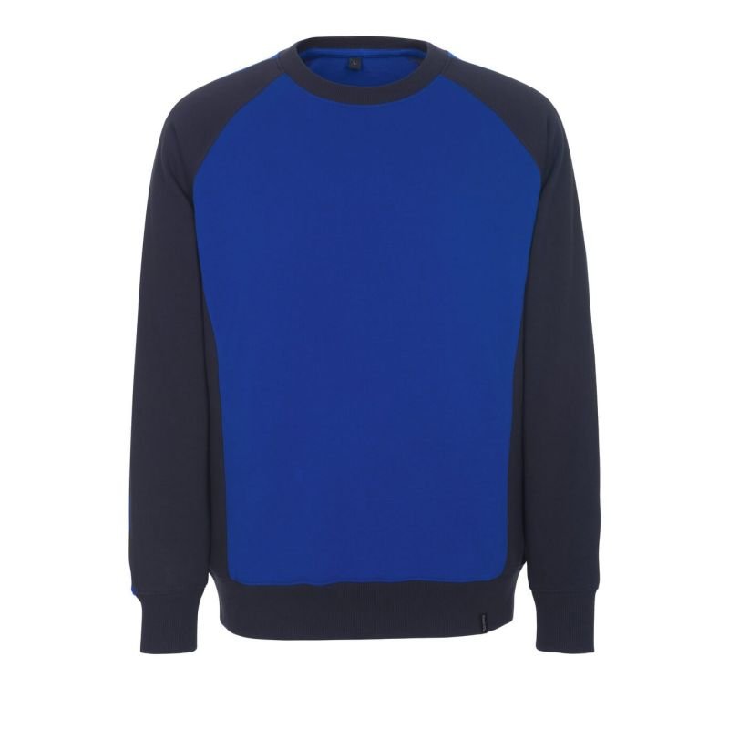 MASCOT® WITTEN Sweatshirt, KORNBLAU/SCHWARZBLAU (60% BW/40% Polyester, 340 g/m²)