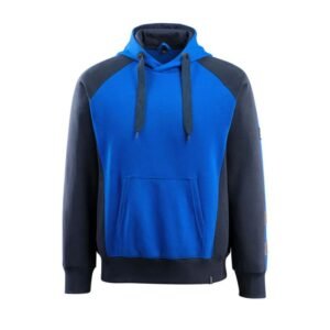 MASCOT® REGENSBURG Kapuzensweatshirt, KORNBLAU/SCHWARZBLAU (60% BW/40% Polyester, 340 g/m²)