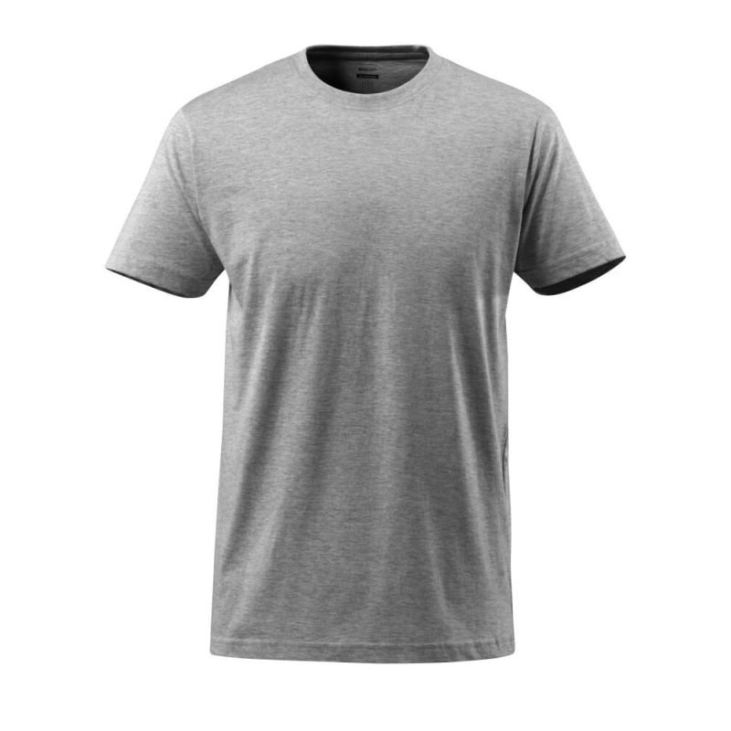 CALAIS, T - Shirt , 100% BW, Grau-meliert, moderne Passform