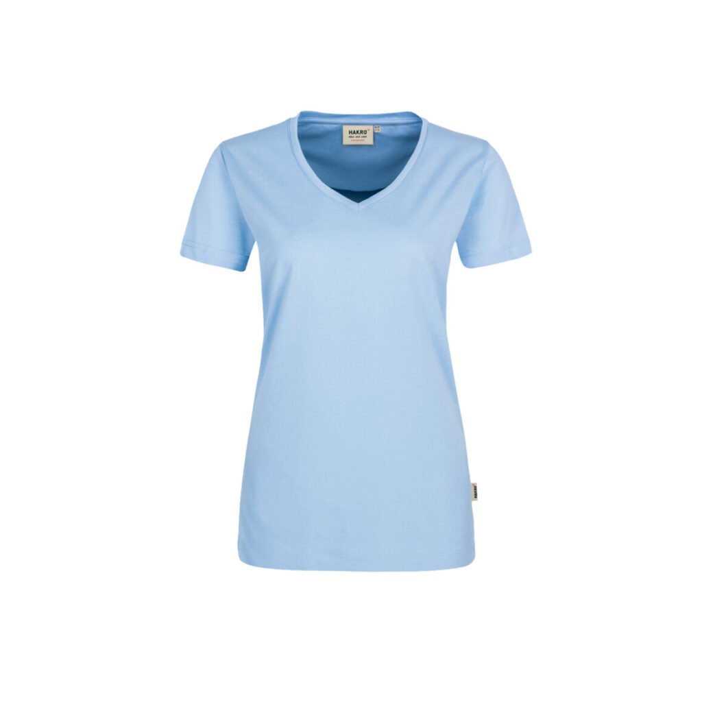 Women-T-Shirt Performance, ICE-BLUE (50% BW/50% Polyester, 160 g/m²)