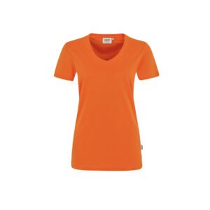 Women-T-Shirt Performance, ORANGE (50% BW/50% Polyester, 160 g/m²)