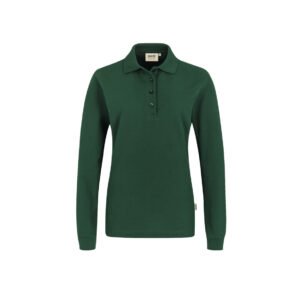 Women-Longsleeve-Poloshirt Performance, TANNE (50% BW/50% Polyester, 220 g/m²)