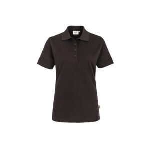 Women-Poloshirt Performance, CHOCOLATE (50% BW/50% Polyester, 200 g/m²)