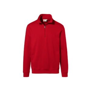 Zip-Sweatshirt Premium, ROT (70% BW/30% Polyester, 300 g/m²)