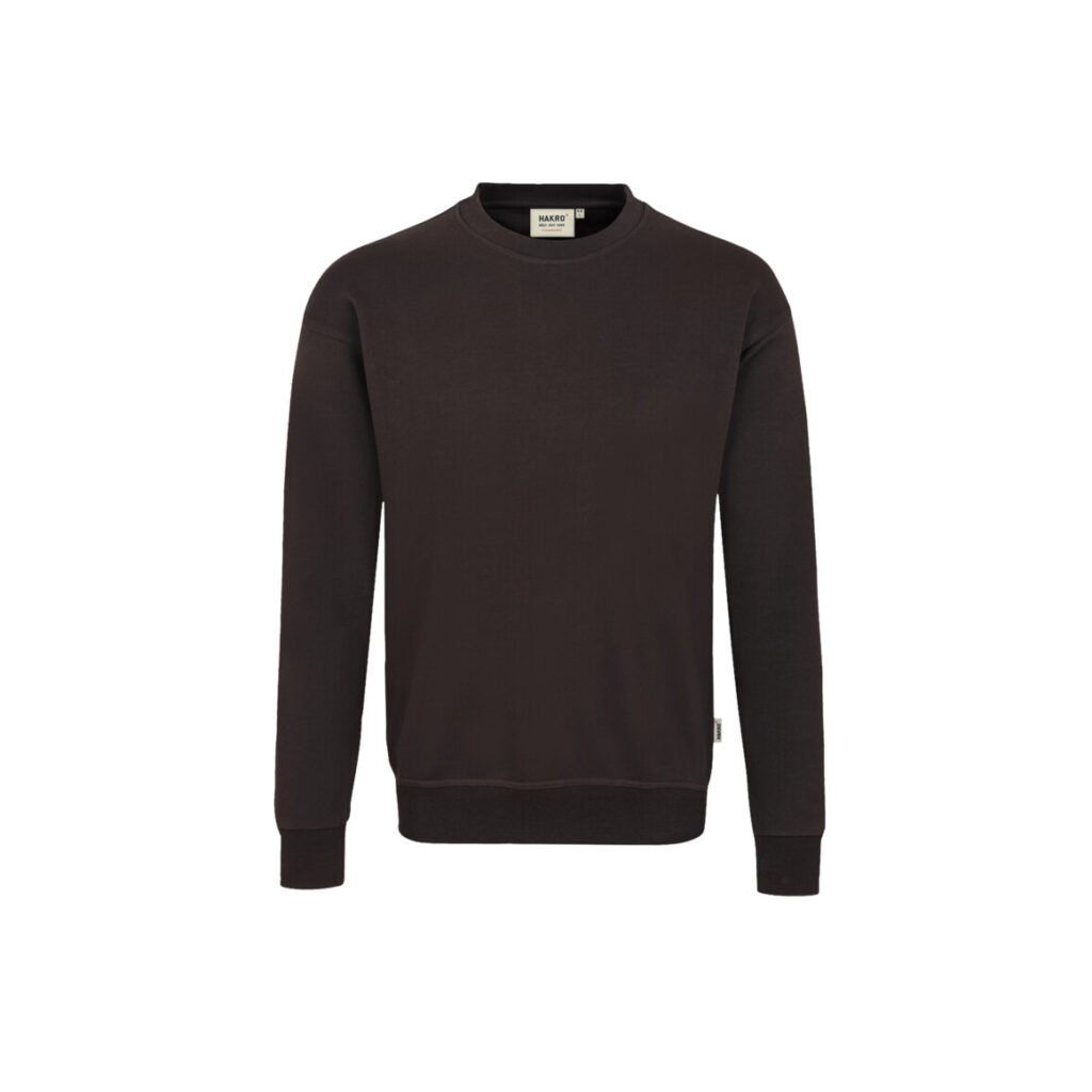Sweatshirt Performance, CHOCOLATE (50% BW/50% Polyester, 300 g/m²)