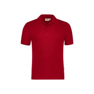 HAKRO Poloshirt Bio-Baumwolle GOTS rot