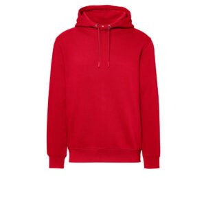 HAKRO Kapuzen-Sweatshirt Bio-Baumwolle GOTS rot
