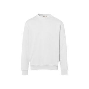 HAKRO Sweatshirt Bio-Baumwolle GOTS weiß