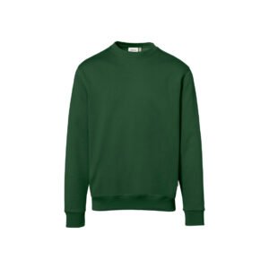 HAKRO Sweatshirt Bio-Baumwolle GOTS tanne