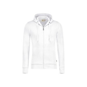 HAKRO Kapuzen-Sweatjacke Premium weiß