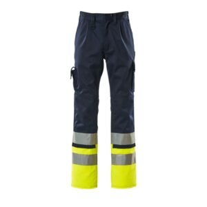 MASCOT® PATOS Hose, MARINE/GELB Teflon®-behandelt (65% Polyester/35% BW, 310 g/m²)
