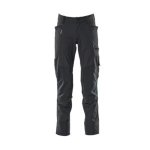 Hose mit Knietaschen, Stretchstoff, Farbe: schwarzblau