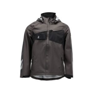 MASCOT® Accelerate Hard Shell Jacke, wasserdicht dunkelanthrazit/schwarz