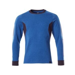 MASCOT® Accelerate Sweatshirt, moderne Passform azurblau/schwarzblau