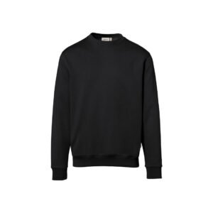 HAKRO Sweatshirt Bio-Baumwolle GOTS schwarz