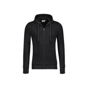 HAKRO Kapuzen-Sweatjacke Premium schwarz