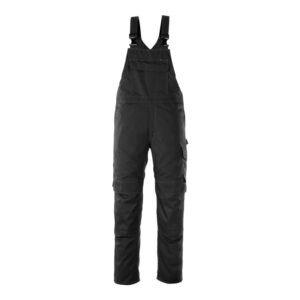 MASCOT® RICHMOND Latzhose, SCHWARZ (65% Polyester/35% BW, 260 g/m²)