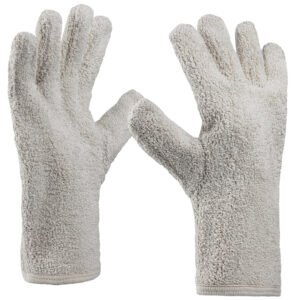 Art. 1140/TERRY Baumwollterryhandschuh, Farbe: beige (natur)