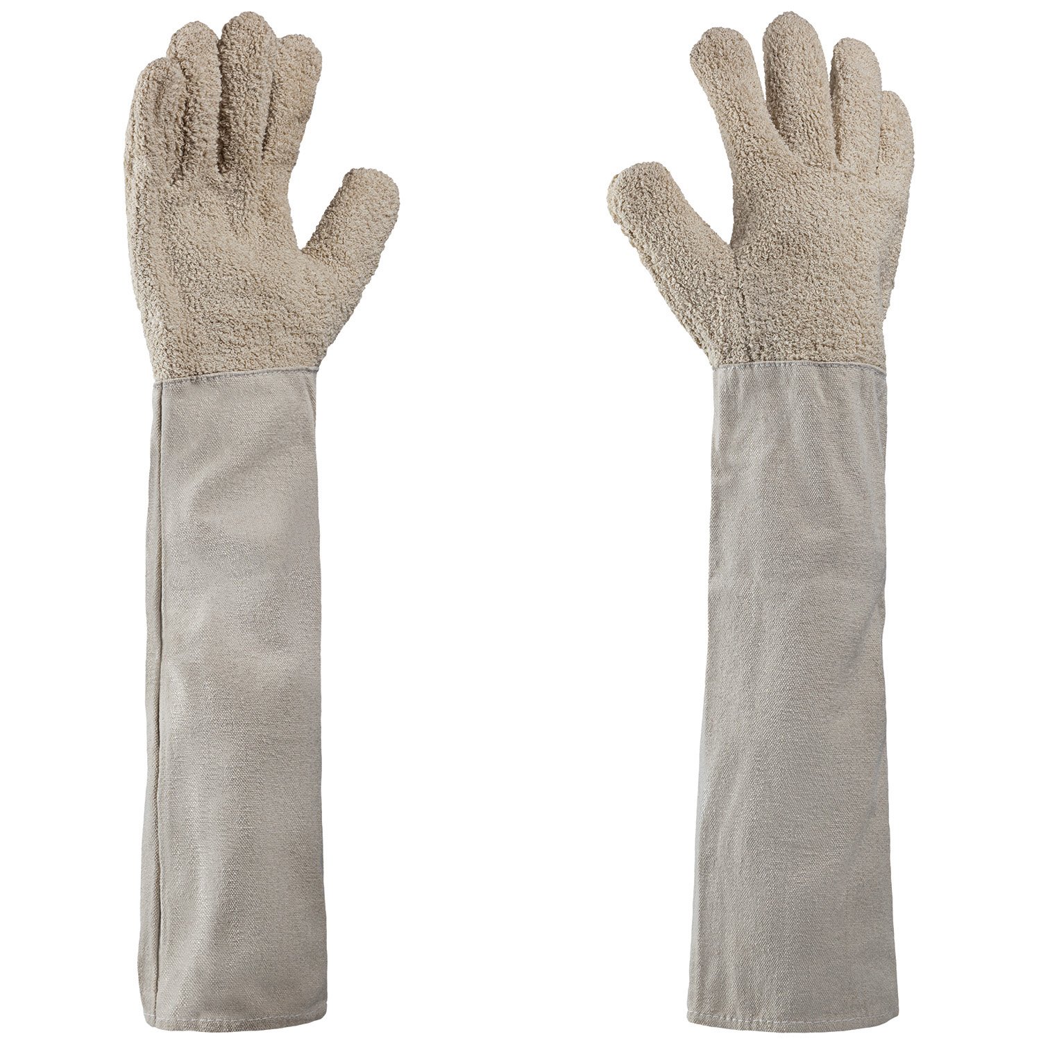 Art. 1140/60-12 Baumwollterryhandschuh, Farbe: beige (natur)