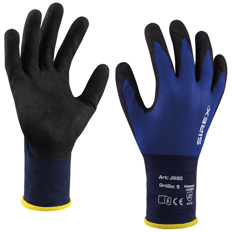 Art. J880 Nylonhandschuh, Farbe: blau