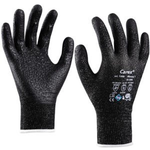 Art. 13880 Carex Mandal 1 Strickhandschuh, antistatisch, schwarze Beschichtung, Farbe: schwarz