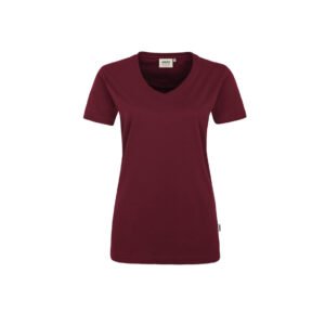 Women-T-Shirt Performance, WEINROT (50% BW/50% Polyester, 160 g/m²)