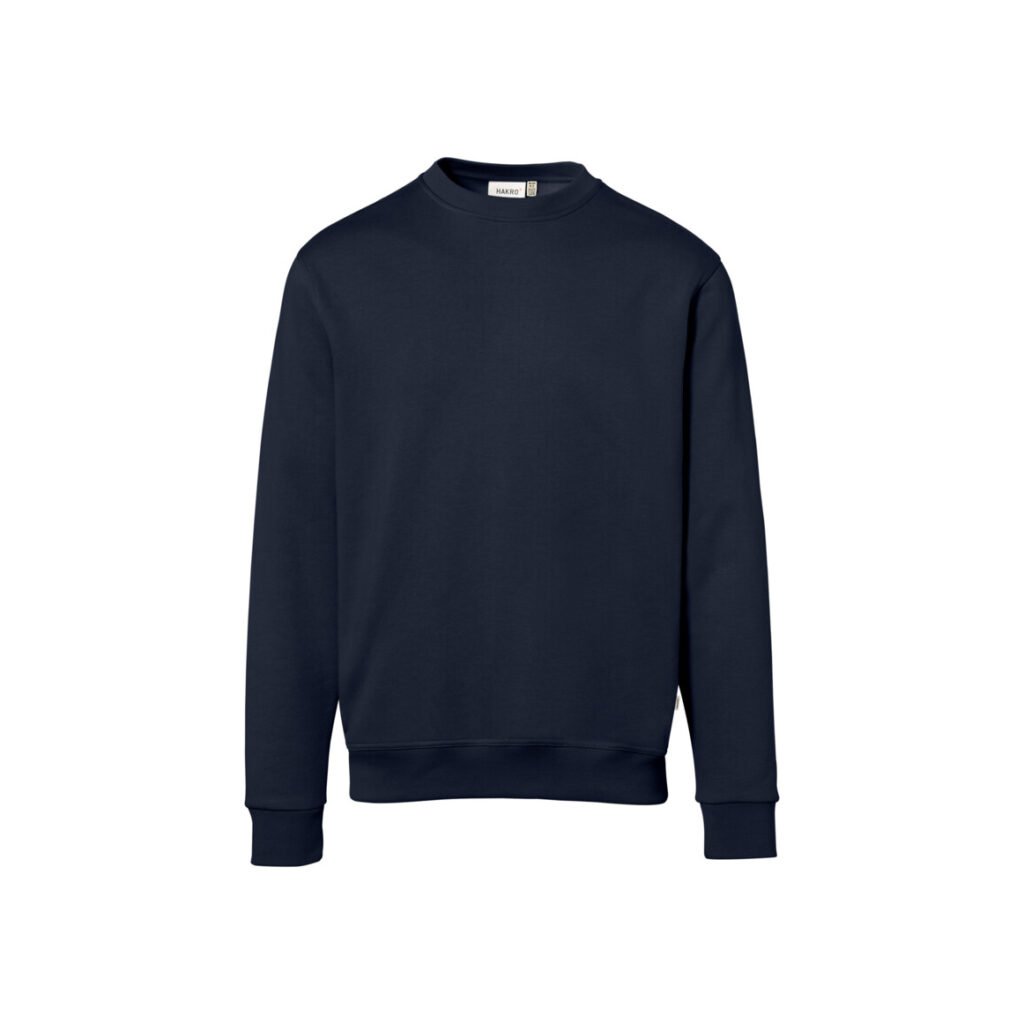 HAKRO Sweatshirt Bio-Baumwolle GOTS tinte