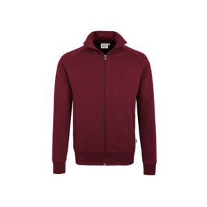 HAKRO Sweatjacke College weinrot