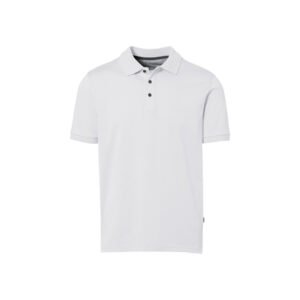 Poloshirt COTTON-TEC, WEISS (50% BW/50% Polyester, 185 g/m²),