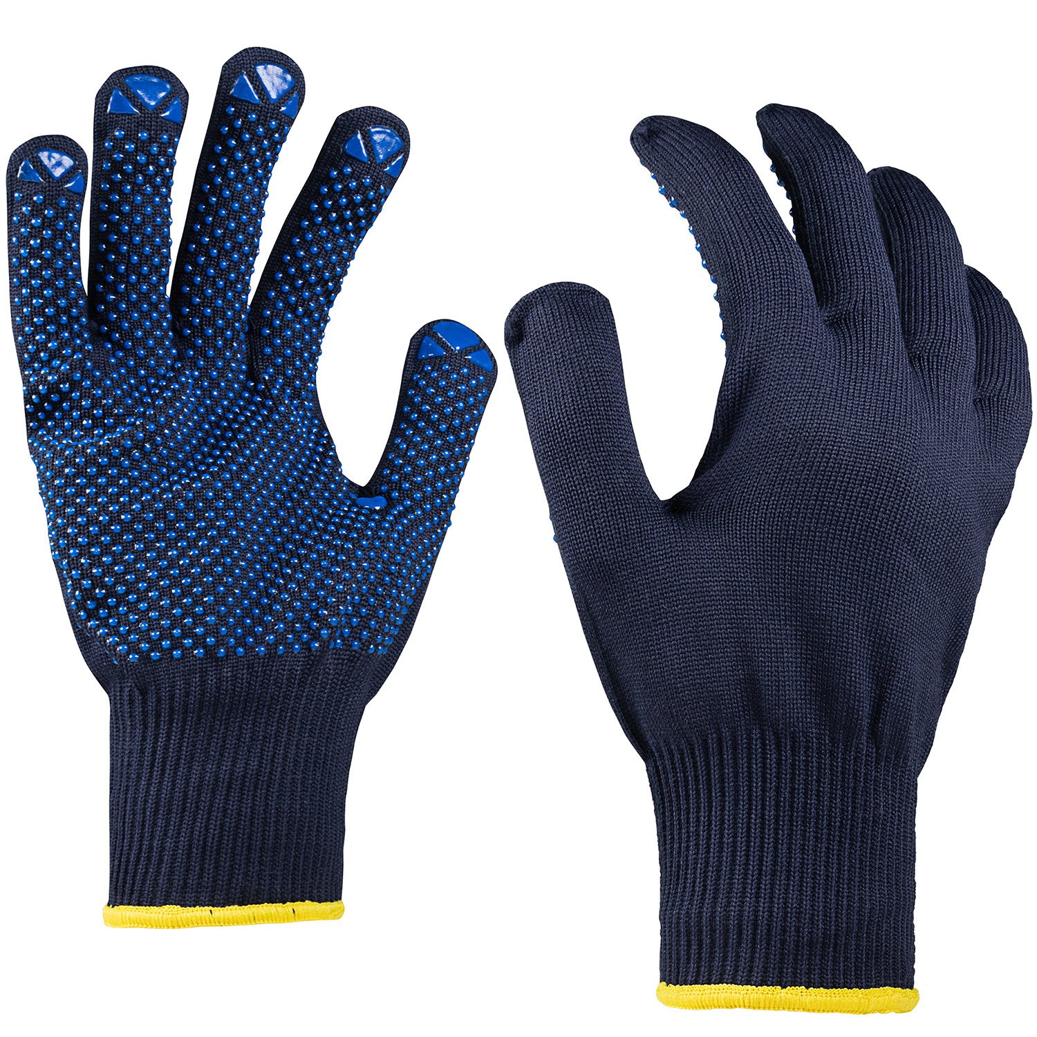 Art. 11303 Strickhandschuh mit Noppen, Farbe: blau