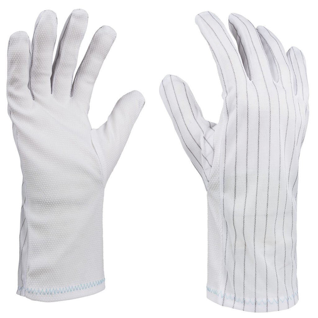 Art. 13800 Nylon/Baumwollhandschuh,  Farbe: weiß