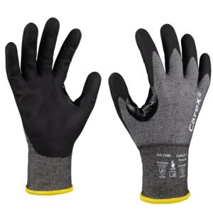Art. 13680 Schnittschutzhandschuh mit Beschichtung, Farbe: grau/schwarz