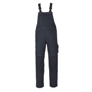 MASCOT® NEWARK Latzhose, SCHWARZBLAU (65% Polyester/35% BW, 270 g/m²)