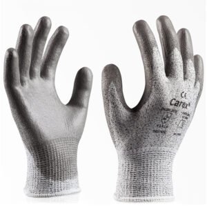 Art. 13660 Schnittschutzhandschuh mit Beschichtung, Farbe: weiß/grau
