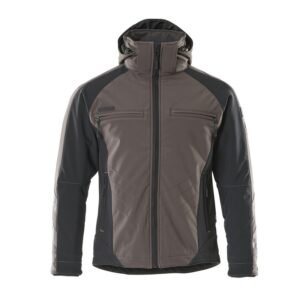 MASCOT® DARMSTADT Soft Shell Jacke mit Stretch, DUNKELANTHRAZIT/SCHWARZ (100% Polyester/305 g/m²)