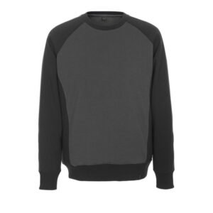 MASCOT® WITTEN Sweatshirt, DUNKELANTHRAZIT/SCHWARZ (60% BW/40% Polyester, 340 g/m²)