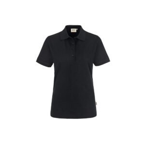 Women-Poloshirt Performance, SCHWARZ (50% BW/50% Polyester, 200 g/m²)