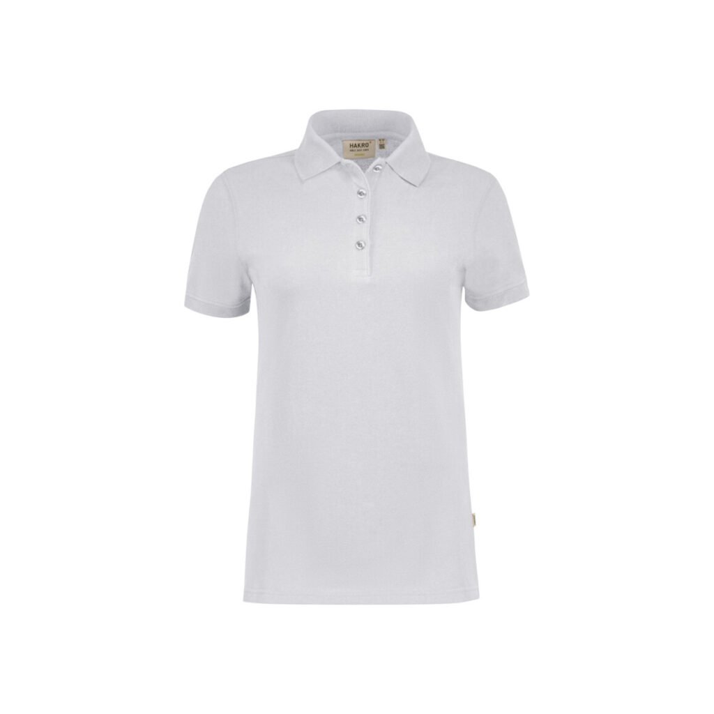 HAKRO Damen Poloshirt Bio-Baumwolle GOTS weiß