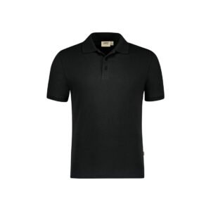 HAKRO Poloshirt Bio-Baumwolle GOTS schwarz