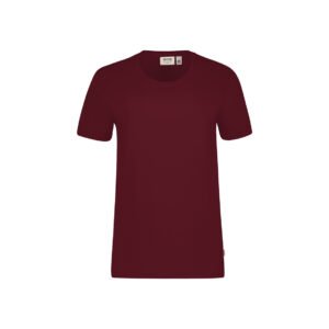 HAKRO T-Shirt Bio-Baumwolle GOTS weinrot