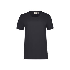 HAKRO T-Shirt Bio-Baumwolle GOTS karbongrau