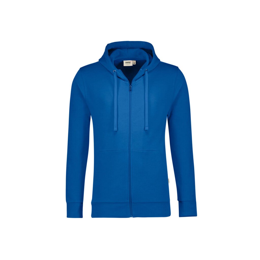 HAKRO Kapuzen-Sweatjacke Premium royalblau